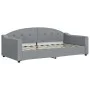 Ausziehbares Schlafsofa aus hellgrauem Stoff, 90 x 190 cm von vidaXL, Betten und Lattenroste - Ref: Foro24-3197540, Preis: 24...