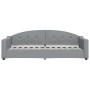 Ausziehbares Schlafsofa aus hellgrauem Stoff, 90 x 190 cm von vidaXL, Betten und Lattenroste - Ref: Foro24-3197540, Preis: 24...