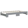 Sofá cama nido tela gris claro 90x190 cm de vidaXL, Camas y somieres - Ref: Foro24-3197540, Precio: 252,04 €