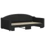Sofá cama nido tela negro 90x190 cm de vidaXL, Camas y somieres - Ref: Foro24-3197542, Precio: 243,86 €, Descuento: %