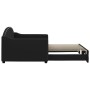 Black fabric trundle sofa bed 90x190 cm by vidaXL, Beds and slatted bases - Ref: Foro24-3197542, Price: 248,52 €, Discount: %