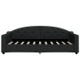 Black fabric trundle sofa bed 90x190 cm by vidaXL, Beds and slatted bases - Ref: Foro24-3197542, Price: 248,52 €, Discount: %