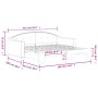 Sofá cama nido tela negro 90x190 cm de vidaXL, Camas y somieres - Ref: Foro24-3197542, Precio: 248,52 €, Descuento: %