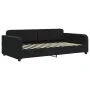 Sofá cama nido con colchón terciopelo negro 90x200 cm de vidaXL, Camas y somieres - Ref: Foro24-3196957, Precio: 449,19 €, De...