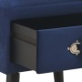 Nachttische 2 Stück 40x35x40 cm blauer Samt von vidaXL, Nachttische - Ref: Foro24-276384, Preis: 123,38 €, Rabatt: %