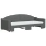 Sofá cama nido con colchón tela gris oscuro 80x200 cm de vidaXL, Camas y somieres - Ref: Foro24-3197544, Precio: 421,38 €, De...