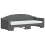 Sofá cama nido con colchón tela gris oscuro 80x200 cm de vidaXL, Camas y somieres - Ref: Foro24-3197544, Precio: 419,47 €, De...
