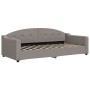 Sofá cama nido con colchón tela gris taupe 90x200 cm de vidaXL, Camas y somieres - Ref: Foro24-3197551, Precio: 437,51 €, Des...