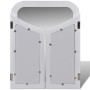 Dressing table with mirror 3 in 1 stool and 2 drawers white by vidaXL, Bedroom Dressers - Ref: Foro24-241003, Price: 162,64 €...