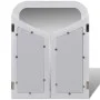 Schminktisch mit Spiegel, 3-in-1-Hocker und 2 Schubladen weiß von vidaXL, Schlafzimmerkommoden - Ref: Foro24-241003, Preis: 1...