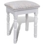 Dressing table with mirror 3 in 1 stool and 2 drawers white by vidaXL, Bedroom Dressers - Ref: Foro24-241003, Price: 162,64 €...