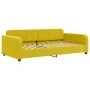 Trundle sofa bed with yellow velvet mattress 100x200 cm by vidaXL, Beds and slatted bases - Ref: Foro24-3196965, Price: 423,8...
