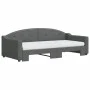 Sofá cama nido con colchón tela gris oscuro 90x200 cm de vidaXL, Camas y somieres - Ref: Foro24-3197549, Precio: 449,03 €, De...
