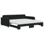 Trundle sofa bed with black velvet mattress 100x200 cm by vidaXL, Beds and slatted bases - Ref: Foro24-3196964, Price: 439,57...