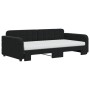 Trundle sofa bed with black velvet mattress 100x200 cm by vidaXL, Beds and slatted bases - Ref: Foro24-3196964, Price: 447,97...