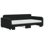 Trundle sofa bed with black velvet mattress 100x200 cm by vidaXL, Beds and slatted bases - Ref: Foro24-3196964, Price: 439,57...
