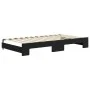 Trundle sofa bed with black velvet mattress 100x200 cm by vidaXL, Beds and slatted bases - Ref: Foro24-3196964, Price: 439,57...