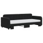 Sofá cama nido con colchón terciopelo negro 80x200 cm de vidaXL, Camas y somieres - Ref: Foro24-3196950, Precio: 419,94 €, De...
