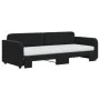 Trundle sofa bed with black velvet mattress 80x200 cm by vidaXL, Beds and slatted bases - Ref: Foro24-3196950, Price: 421,61 ...