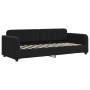 Sofá cama nido con colchón terciopelo negro 80x200 cm de vidaXL, Camas y somieres - Ref: Foro24-3196950, Precio: 419,94 €, De...