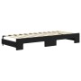 Sofá cama nido con colchón terciopelo negro 80x200 cm de vidaXL, Camas y somieres - Ref: Foro24-3196950, Precio: 419,94 €, De...