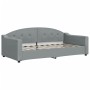 Trundle sofa bed with light gray fabric mattress 90x190 cm by vidaXL, Beds and slatted bases - Ref: Foro24-3197558, Price: 41...