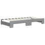 Trundle sofa bed with light gray fabric mattress 90x190 cm by vidaXL, Beds and slatted bases - Ref: Foro24-3197558, Price: 40...