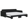 Sofá cama nido con colchón terciopelo negro 90x190 cm de vidaXL, Camas y somieres - Ref: Foro24-3196968, Precio: 416,47 €, De...