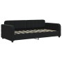 Sofá cama nido con colchón terciopelo negro 90x190 cm de vidaXL, Camas y somieres - Ref: Foro24-3196968, Precio: 416,47 €, De...