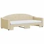 Sofá cama nido con colchón tela crema 80x200 cm de vidaXL, Camas y somieres - Ref: Foro24-3197547, Precio: 423,68 €, Descuent...