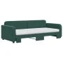 Trundle sofa bed with dark green velvet mattress 90x200 cm by vidaXL, Beds and slatted bases - Ref: Foro24-3196955, Price: 47...