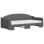 Trundle sofa bed with dark gray fabric mattress 90x190 cm by vidaXL, Beds and slatted bases - Ref: Foro24-3197559, Price: 411...
