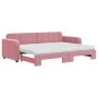 Sofá cama nido con colchón terciopelo rosa 80x200 cm de vidaXL, Camas y somieres - Ref: Foro24-3196949, Precio: 429,13 €, Des...