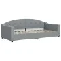 Sofá cama nido con colchón tela gris claro 90x200 cm de vidaXL, Camas y somieres - Ref: Foro24-3197548, Precio: 449,91 €, Des...