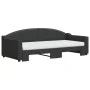 Sofá cama nido con colchón tela negro 90x200 cm de vidaXL, Camas y somieres - Ref: Foro24-3197550, Precio: 447,93 €, Descuent...