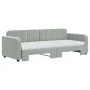 Trundle sofa bed with light gray velvet mattress 80x200 cm by vidaXL, Beds and slatted bases - Ref: Foro24-3196946, Price: 44...