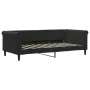 Sofá cama nido con cajones terciopelo negro 90x190 cm de vidaXL, Camas y somieres - Ref: Foro24-3197834, Precio: 282,85 €, De...