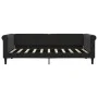 Sofá cama nido con cajones terciopelo negro 90x190 cm de vidaXL, Camas y somieres - Ref: Foro24-3197834, Precio: 282,85 €, De...