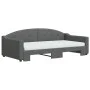 Sofá cama nido con colchón tela gris oscuro 100x200 cm de vidaXL, Camas y somieres - Ref: Foro24-3197554, Precio: 438,99 €, D...