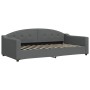 Trundle sofa bed with dark gray fabric mattress 100x200 cm by vidaXL, Beds and slatted bases - Ref: Foro24-3197554, Price: 43...