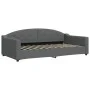 Trundle sofa bed with dark gray fabric mattress 100x200 cm by vidaXL, Beds and slatted bases - Ref: Foro24-3197554, Price: 43...