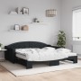 Sofá cama nido con colchón tela negro 100x200 cm de vidaXL, Camas y somieres - Ref: Foro24-3197555, Precio: 439,08 €, Descuen...
