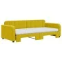 Trundle sofa bed with yellow velvet mattress 90x200 cm by vidaXL, Beds and slatted bases - Ref: Foro24-3196958, Price: 447,92...