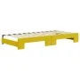 Trundle sofa bed with yellow velvet mattress 90x200 cm by vidaXL, Beds and slatted bases - Ref: Foro24-3196958, Price: 447,92...