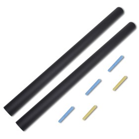 Adhesive Wall Blackboard 0.6 x 2 M 2 Rolls with Chalk by vidaXL, Blackboards - Ref: Foro24-140898, Price: 24,43 €, Discount: %