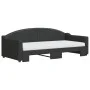 Trundle sofa bed with black fabric mattress 90x190 cm by vidaXL, Beds and slatted bases - Ref: Foro24-3197560, Price: 407,35 ...