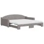 Sofá cama nido con colchón tela gris taupe 100x200 cm de vidaXL, Camas y somieres - Ref: Foro24-3197556, Precio: 435,43 €, De...
