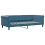 Sofá cama nido con cajones terciopelo azul 90x200 cm de vidaXL, Camas y somieres - Ref: Foro24-3197818, Precio: 290,27 €, Des...
