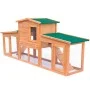 Kleintierhaus, Stallkäfig mit Holzdächern von vidaXL, Käfige und Lebensräume für Kleintiere - Ref: Foro24-170163, Preis: 174,...