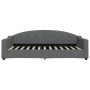 Trundle sofa bed with drawers dark gray fabric 100x200 cm by vidaXL, Beds and slatted bases - Ref: Foro24-3197572, Price: 305...